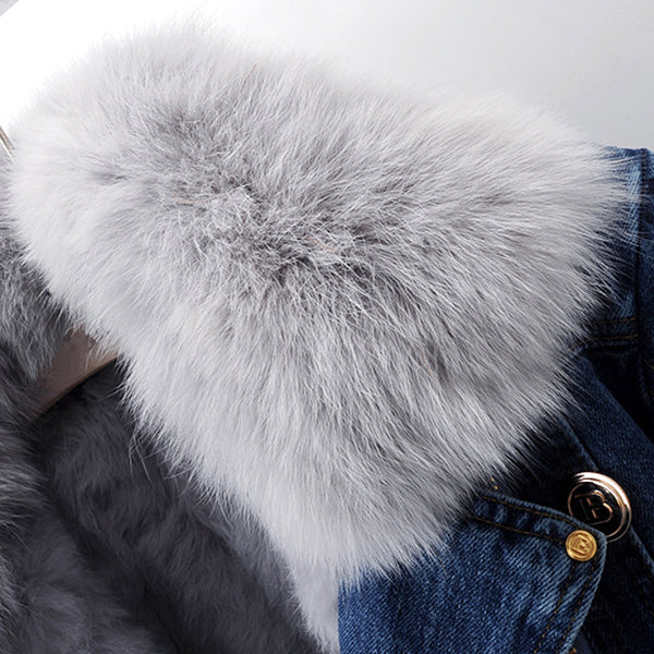 Manteau en denim luxueux Bethany