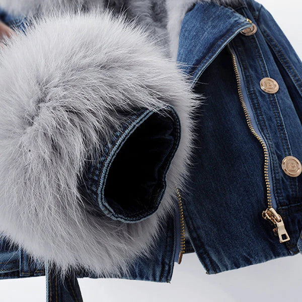 Manteau en denim luxueux Bethany