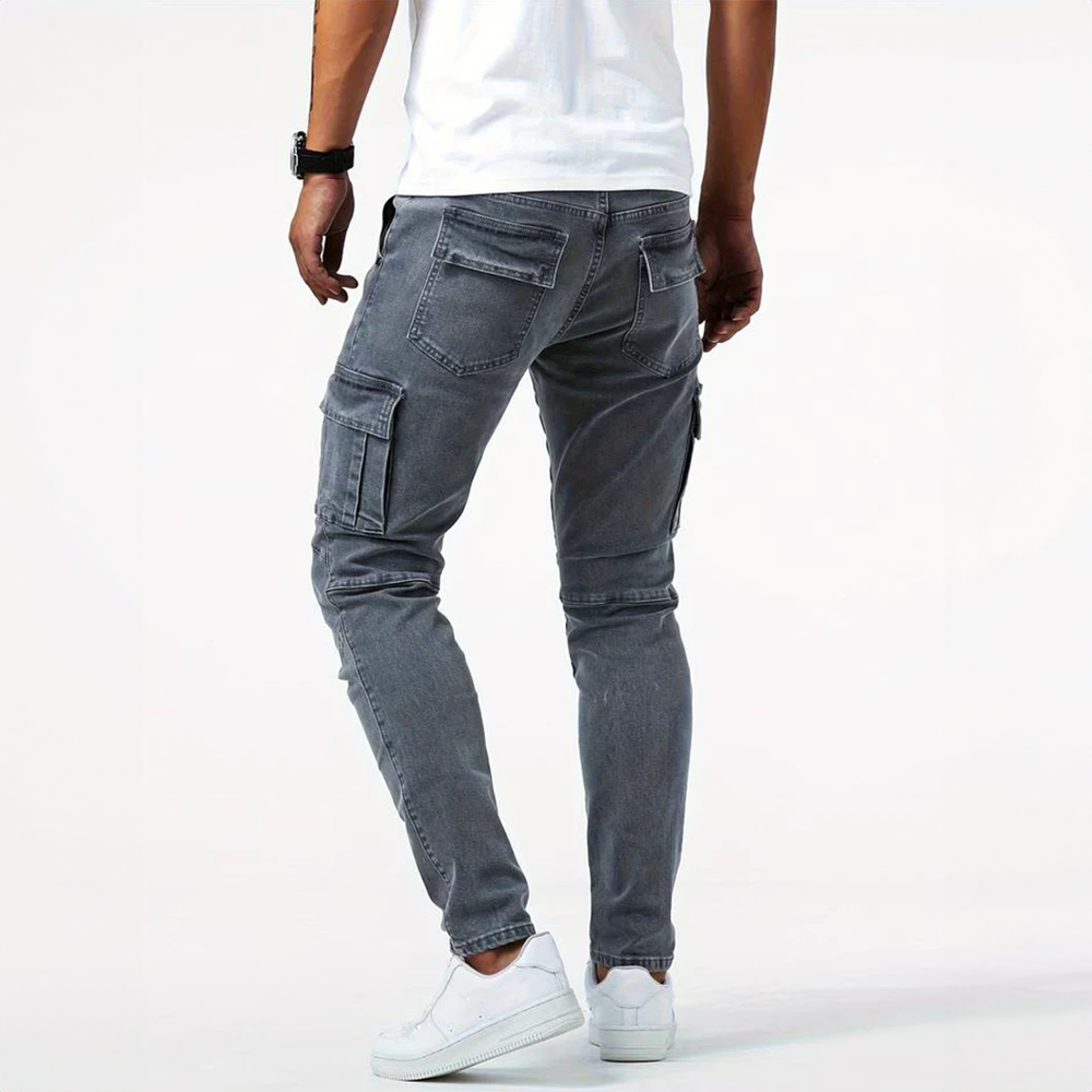 Massimo Denim Cargo Jeans
