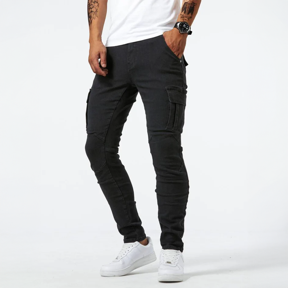 Massimo Denim Cargo Jeans