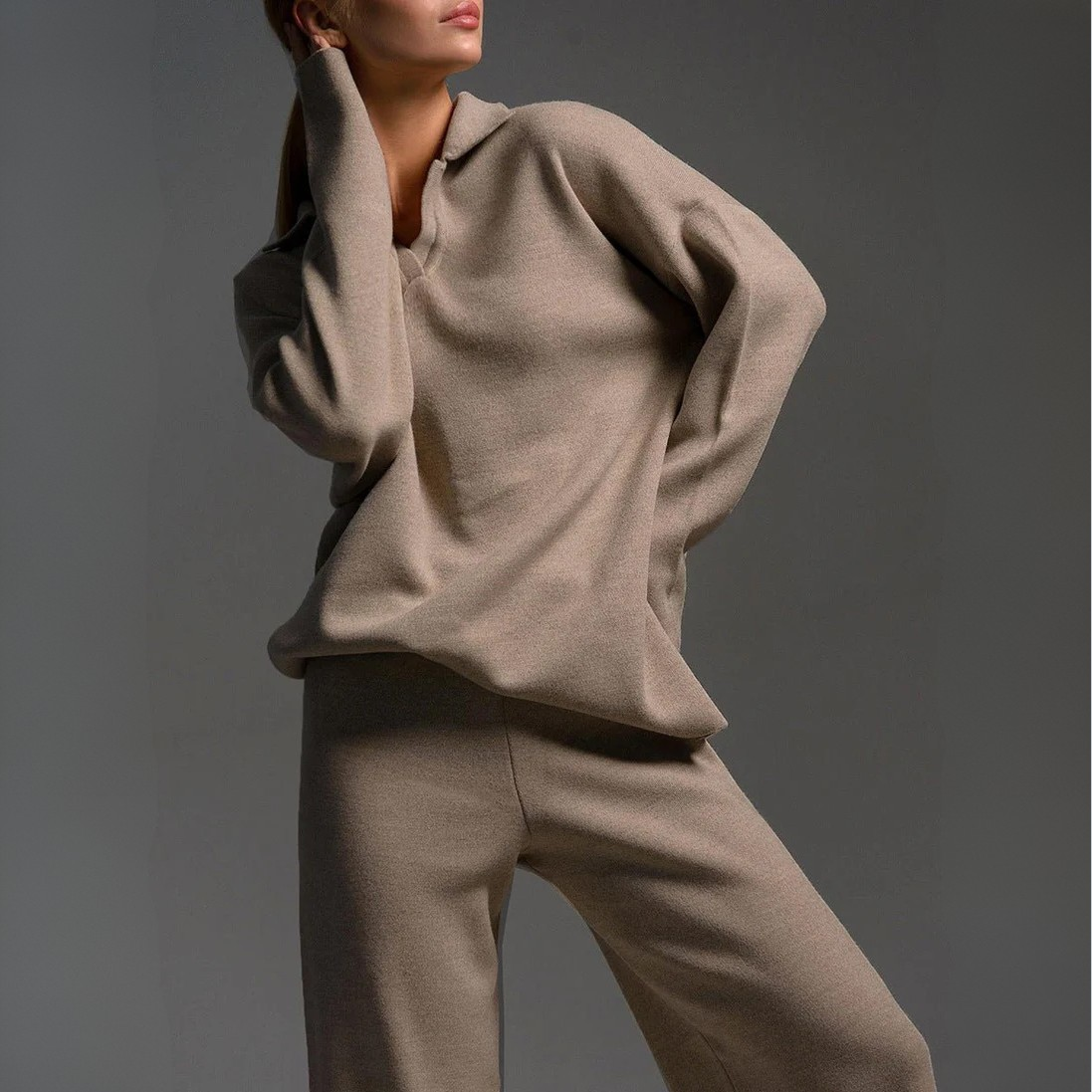 Ensemble lounge en tricot doux Ariela