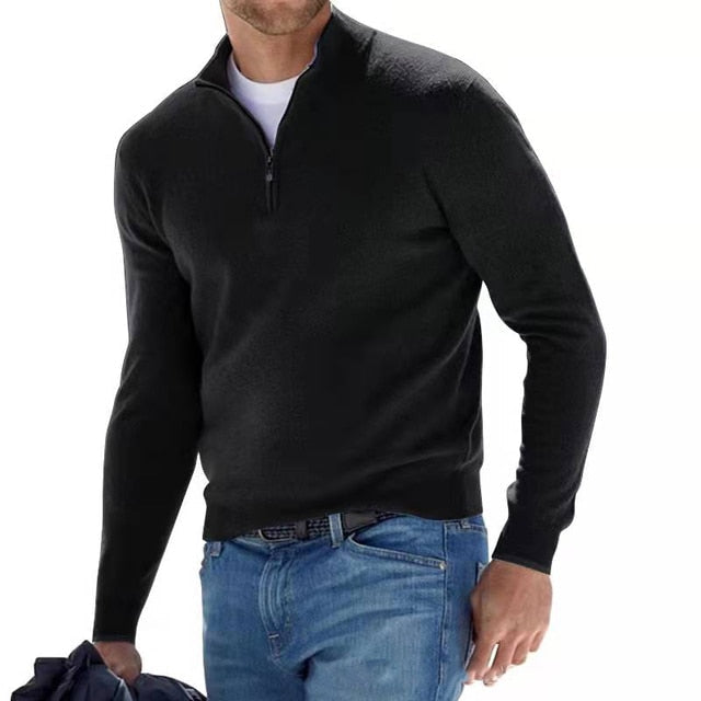 Flavio - Pull en tricot à col en V