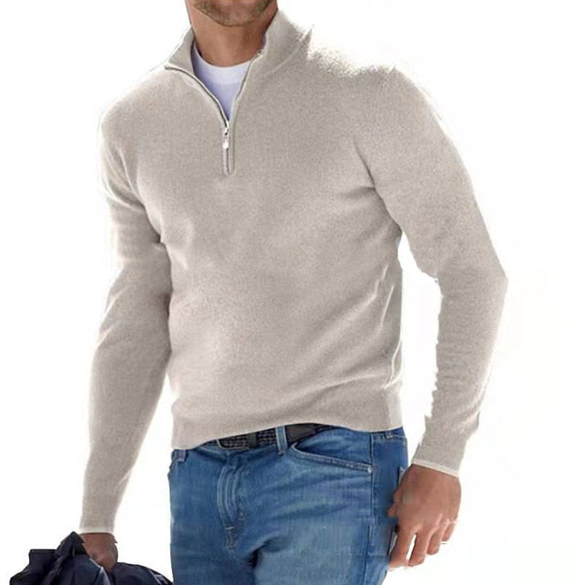 Flavio - Pull en tricot à col en V