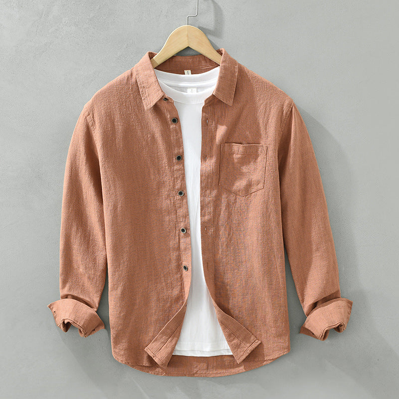 CHEMISE EN LIN LEO