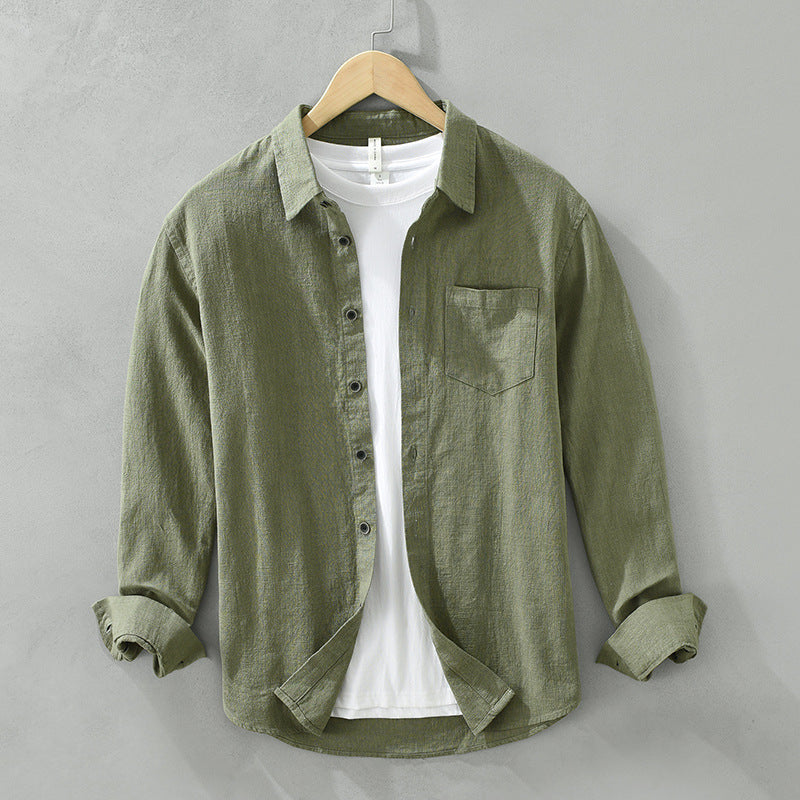 CHEMISE EN LIN LEO
