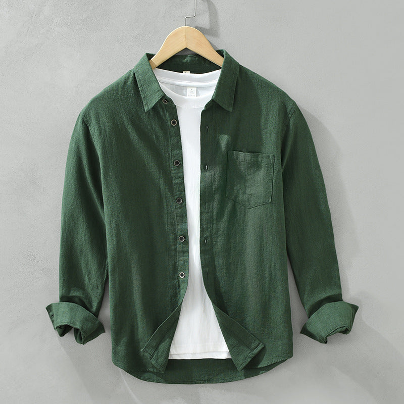 CHEMISE EN LIN LEO