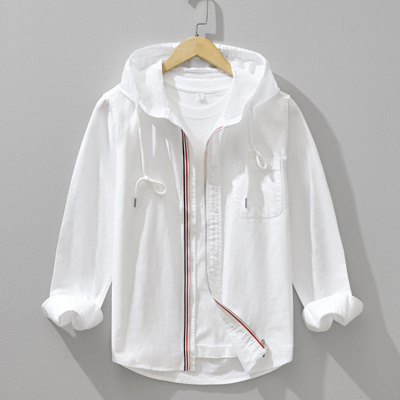 Sweat à capuche en lin Coastal Ease