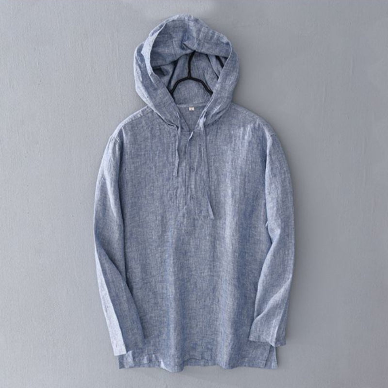 PULL À CAPUCHE EN LIN VIVA