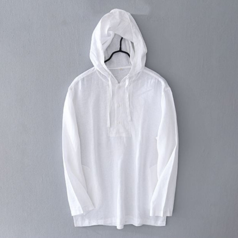 PULL À CAPUCHE EN LIN VIVA