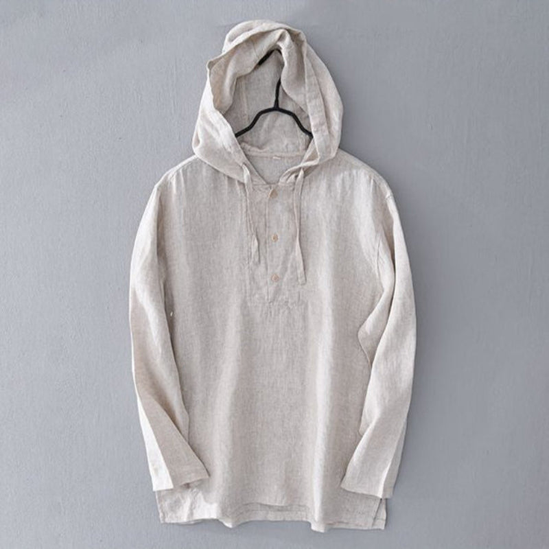 PULL À CAPUCHE EN LIN VIVA