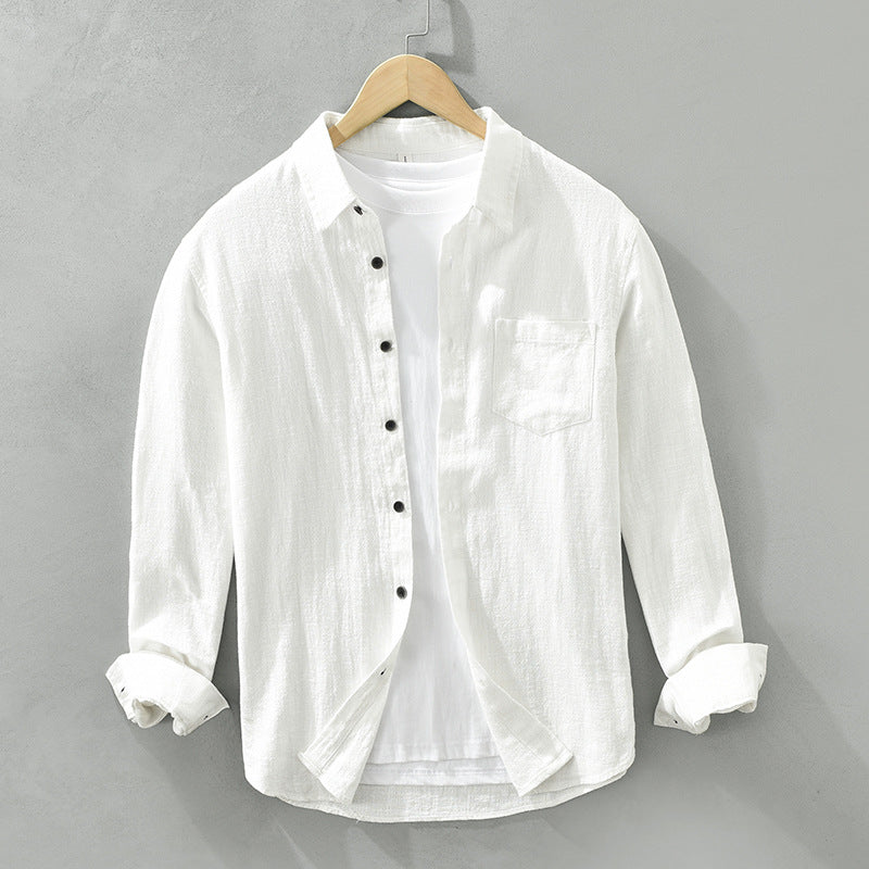 CHEMISE EN LIN LEO