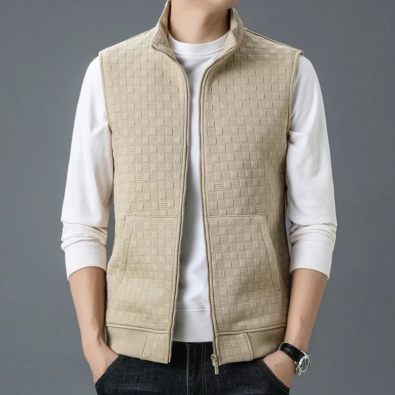 GILET ZIPPÉ TEXTURÉ STRYDE