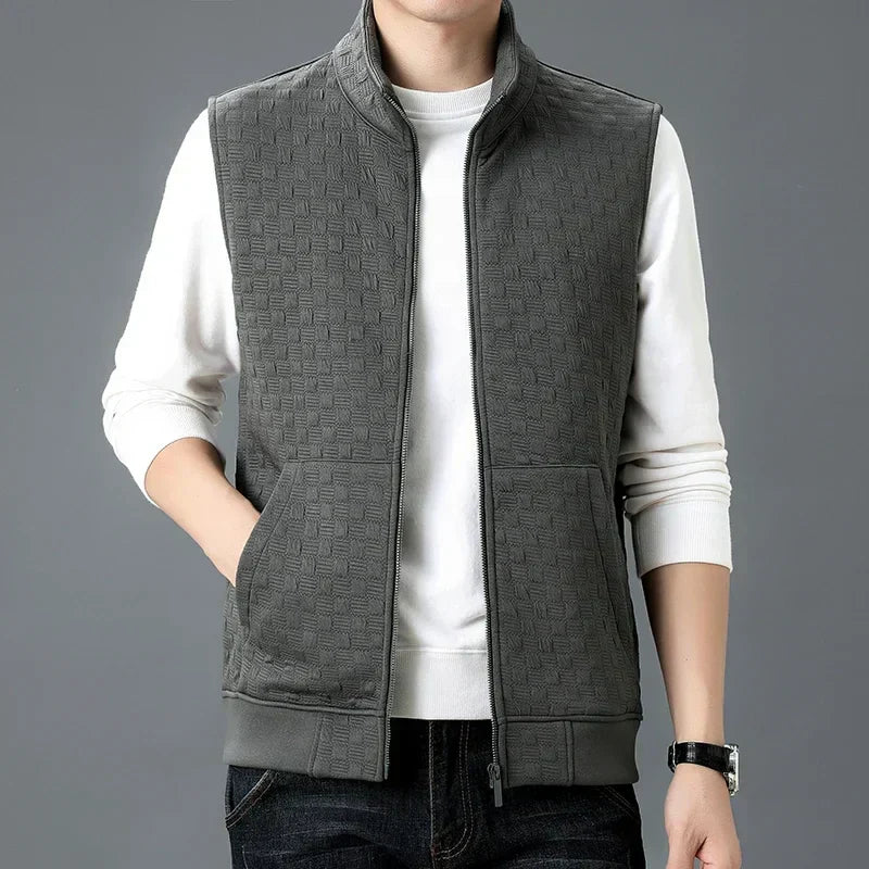 GILET ZIPPÉ TEXTURÉ STRYDE