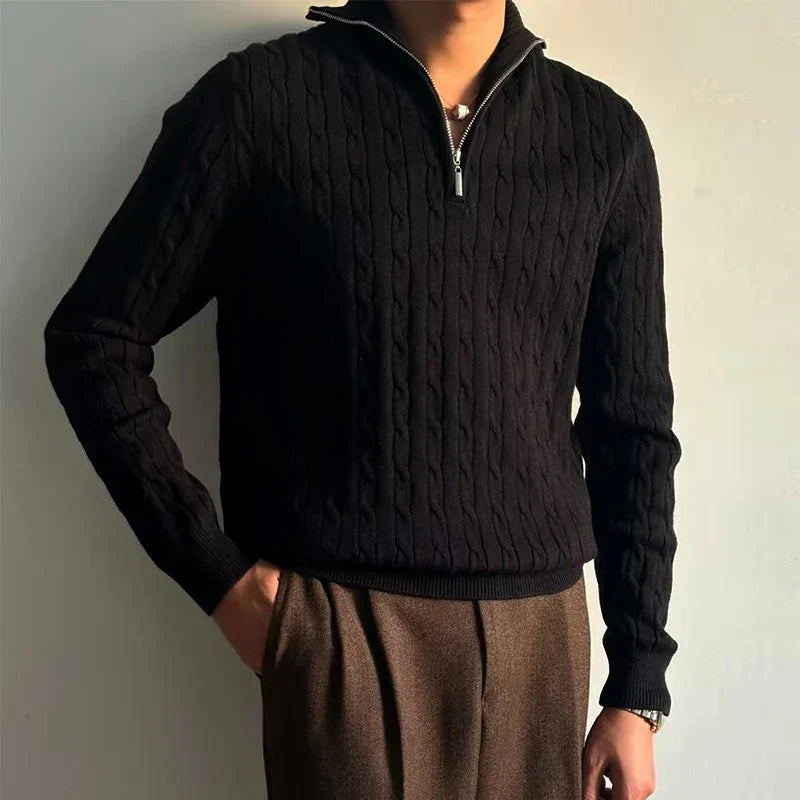PULL LUCIEN DEMI-ZIP