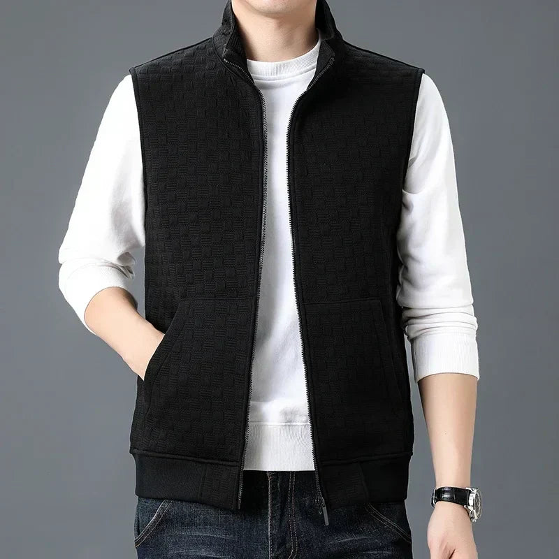 GILET ZIPPÉ TEXTURÉ STRYDE