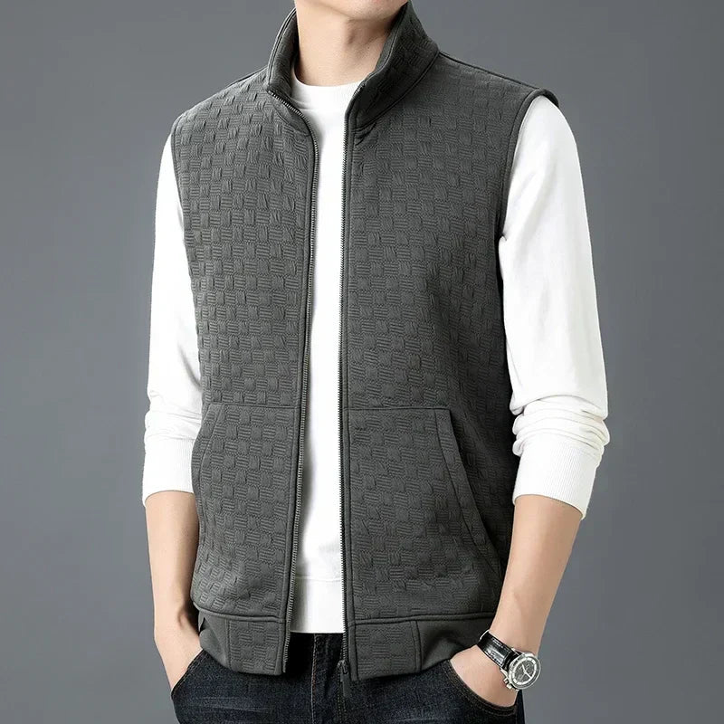 GILET ZIPPÉ TEXTURÉ STRYDE
