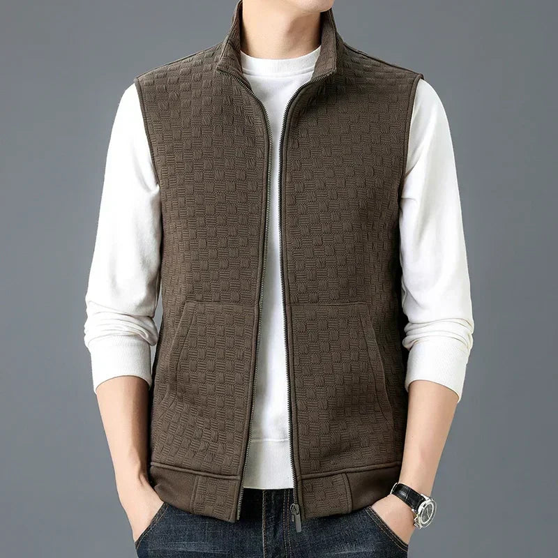 GILET ZIPPÉ TEXTURÉ STRYDE