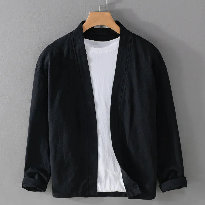 CARDIGAN EN LIN AERO