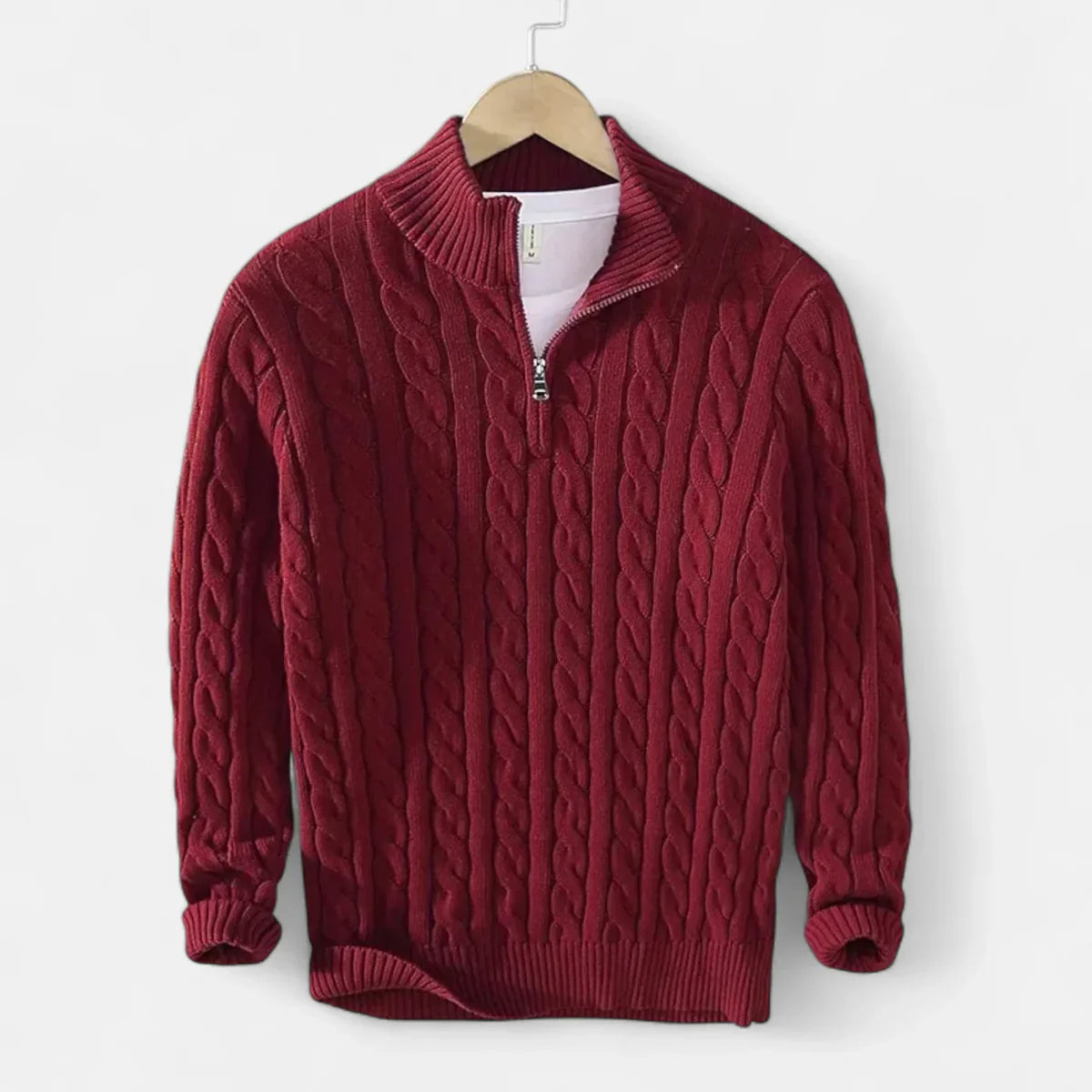 Pull Torsadé avec Zip