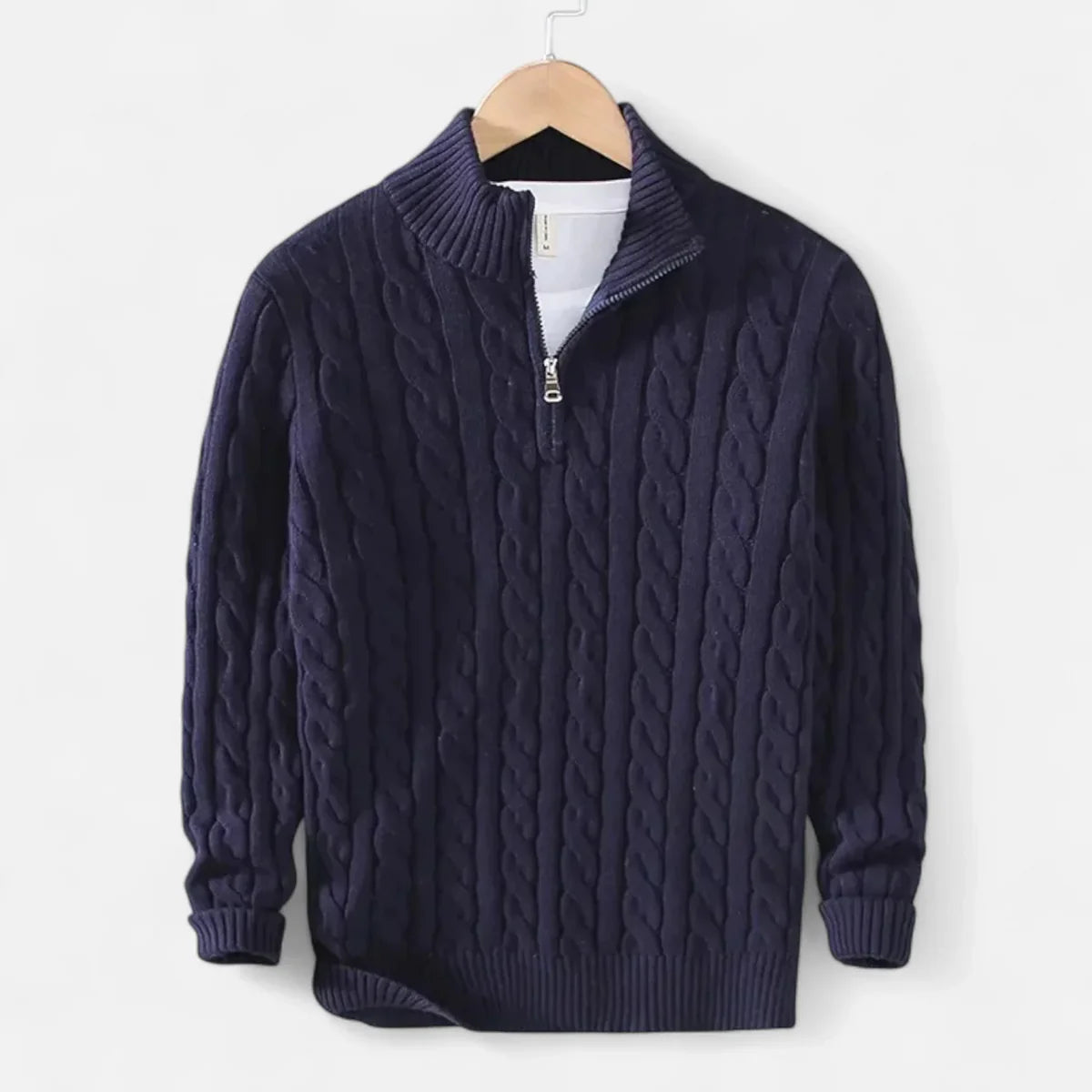 Pull Torsadé avec Zip