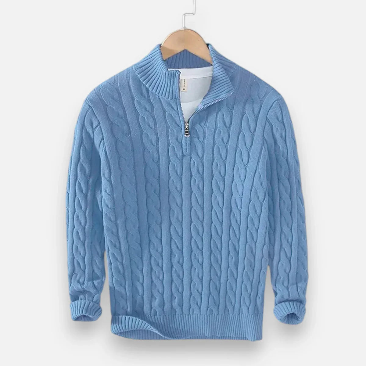 Pull Torsadé avec Zip