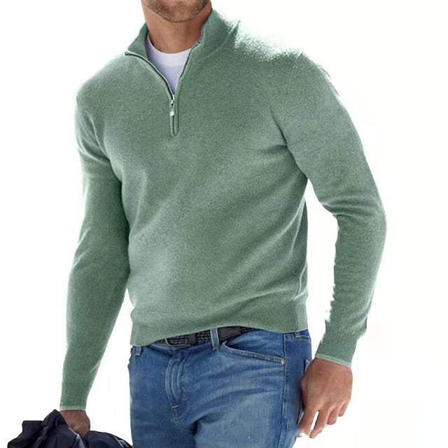 Flavio - Pull en tricot à col en V