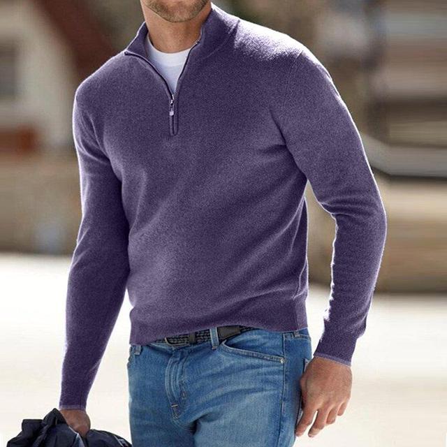 Flavio - Pull en tricot à col en V